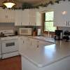 laminate cabinets & solid surface countertops